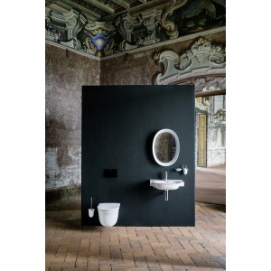 The new classic porte-savon en céramique 140x115x35mm blanc - LAUFEN H8738560000001 