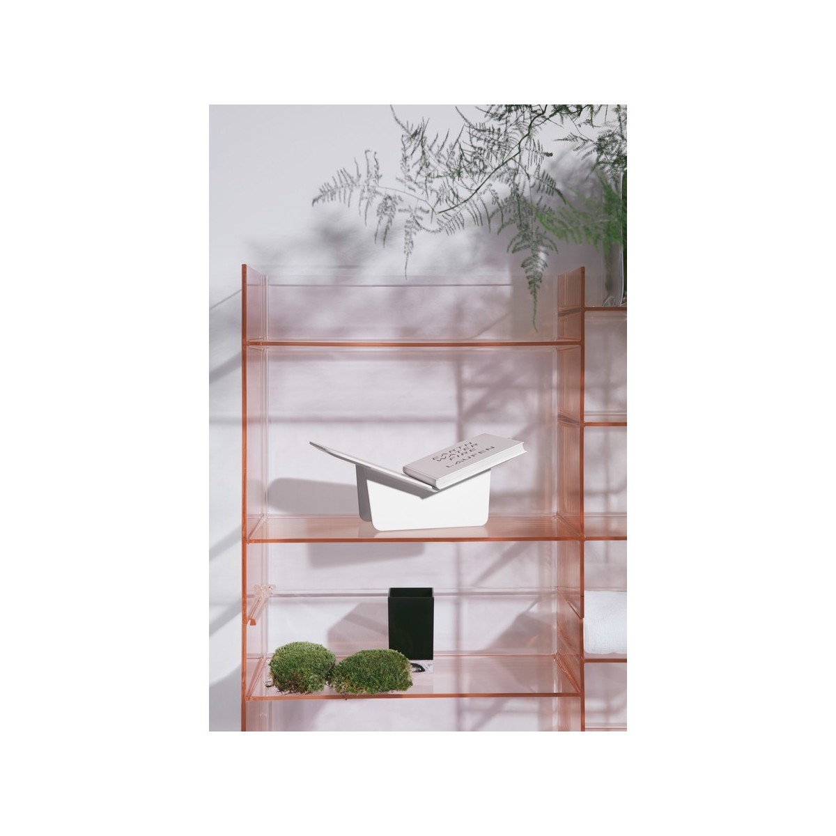 Home collection porte-livre/revue 'libro' en céramique 343x146x131 mm blanc - LAUFEN H8777780000001 