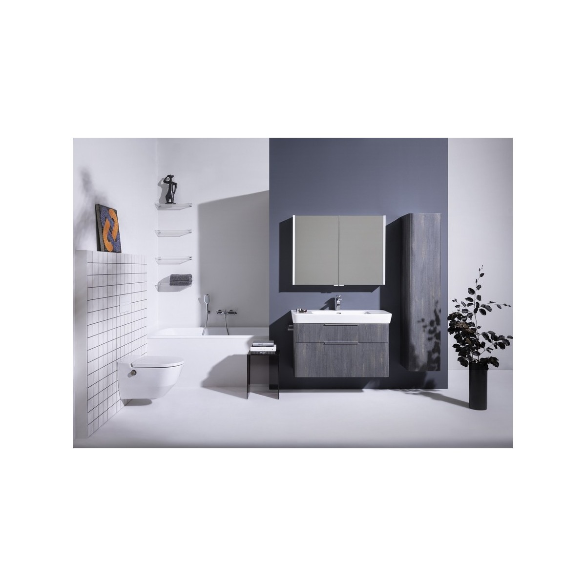 Abatant wc ac couv.+frein chute amov. laufen blanc mat - LAUFEN H8916017570001 