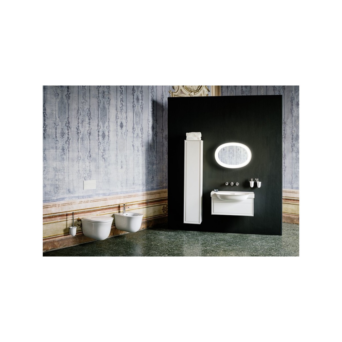 The new classic abattant wc déclipsable frein de chute blanc mat - LAUFEN H8918517570001 