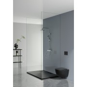 Plaque ch. double lis ineo aw100 chro - LAUFEN H9001000040001 