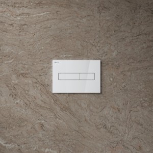 Plaque de commande ineo horizon dispositif double chasse chromé 213x6x145mm - LAUFEN H9001110040001 
