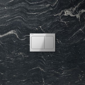 Plaque de commande ineo air dispositif double chasse noir mat 203x6x145 mm - LAUFEN H9001137160001 