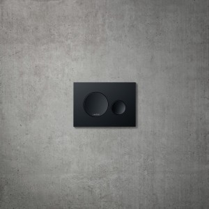 Plaque de commande ineo moon dispositif double chasse chromé satiné 203x6x145 mm - LAUFEN H9001140070001 