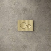Plaque de commande ineo moondance dispositif double chasse noir mat 203x6x145 mm - LAUFEN H9001167160001 