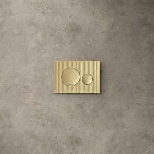 Plaque de commande ineo moondance dispositif double chasse noir mat 203x6x145 mm - LAUFEN H9001167160001 