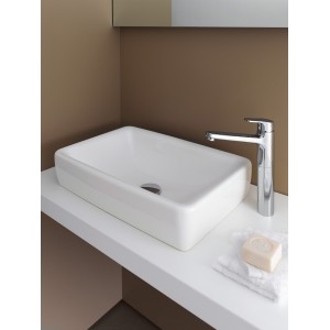 Citypro mitigeur de lavabo rehaussé bec 190mm sans vidage chromé - LAUFEN HF500914100000 
