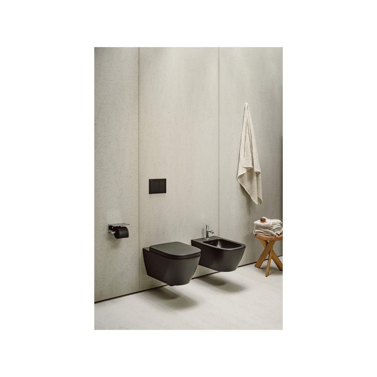 Meda mitigeur de bidet bec fixe 95 mm avec vidage clic-clac chromé - LAUFEN HF506610100000 