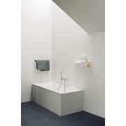 Meda mitigeur de bain mural avec flexible et douchette chromé - LAUFEN HF506660100600 