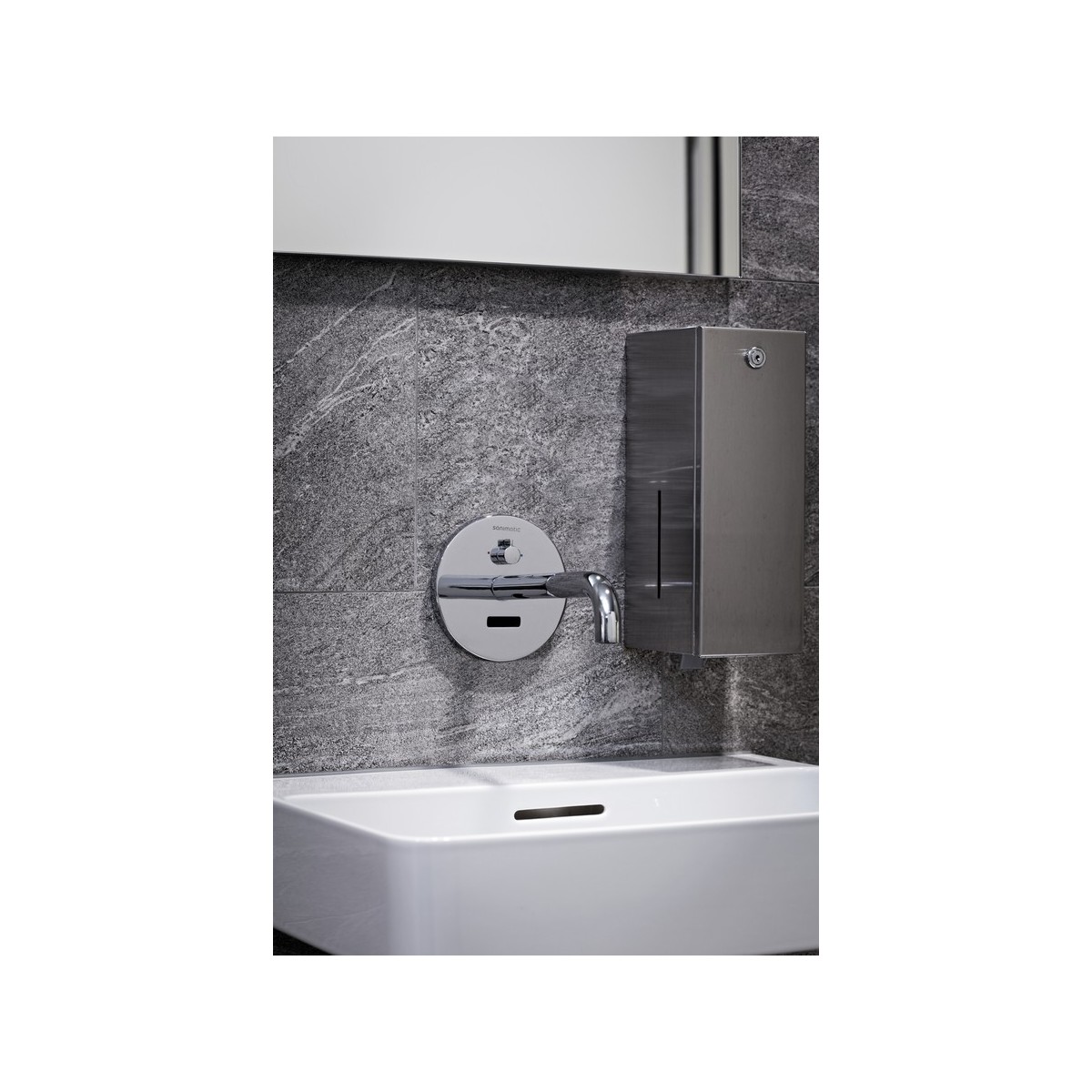 Twintronic mit lav électr à enc av simibox bec 175 alim secteur bluetooth chromé - LAUFEN HF707022100000 