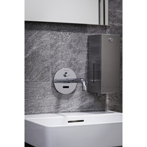 Twintronic mit lav électr à enc av simibox bec 175 alim secteur bluetooth chromé - LAUFEN HF707022100000 