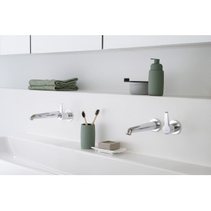 Pure mitigeur de lavabo encastré pour simibox 2-point bec fixe180mm chromé - LAUFEN HF901722100000 