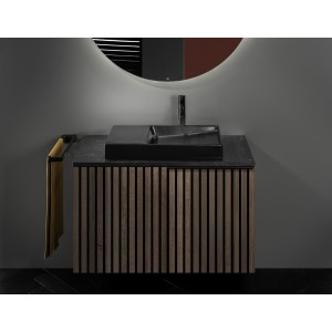 Horizon vasque dash 600x380 mm noir mat - ROCA A32727908B 