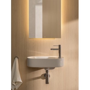 Meridian lave-mains mural en fineceramic® blanc brillant 500x275 mm - ROCA A327740000 