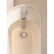 Meridian lave-mains mural en fineceramic® blanc brillant 500x275 mm - ROCA A327740000 