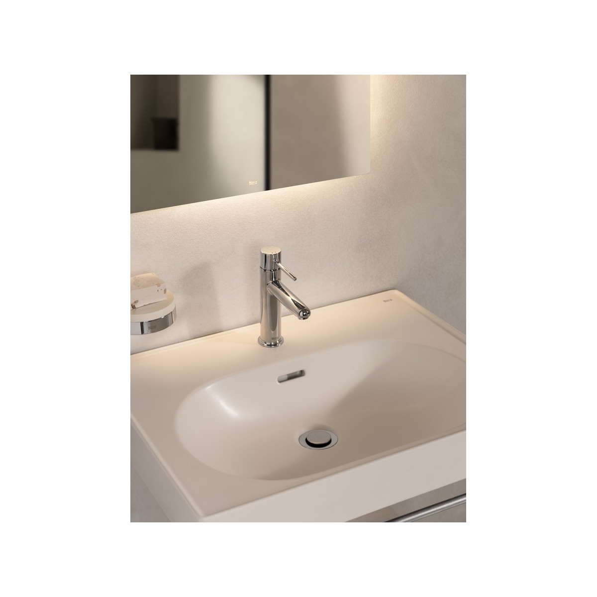 Meridian lavabo mural en fineceramic® blanc mat 550x460mm - ROCA A327741620 