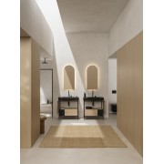 Meridian lavabo mural en fineceramic® noir mat 800x460mm - ROCA A327745080 