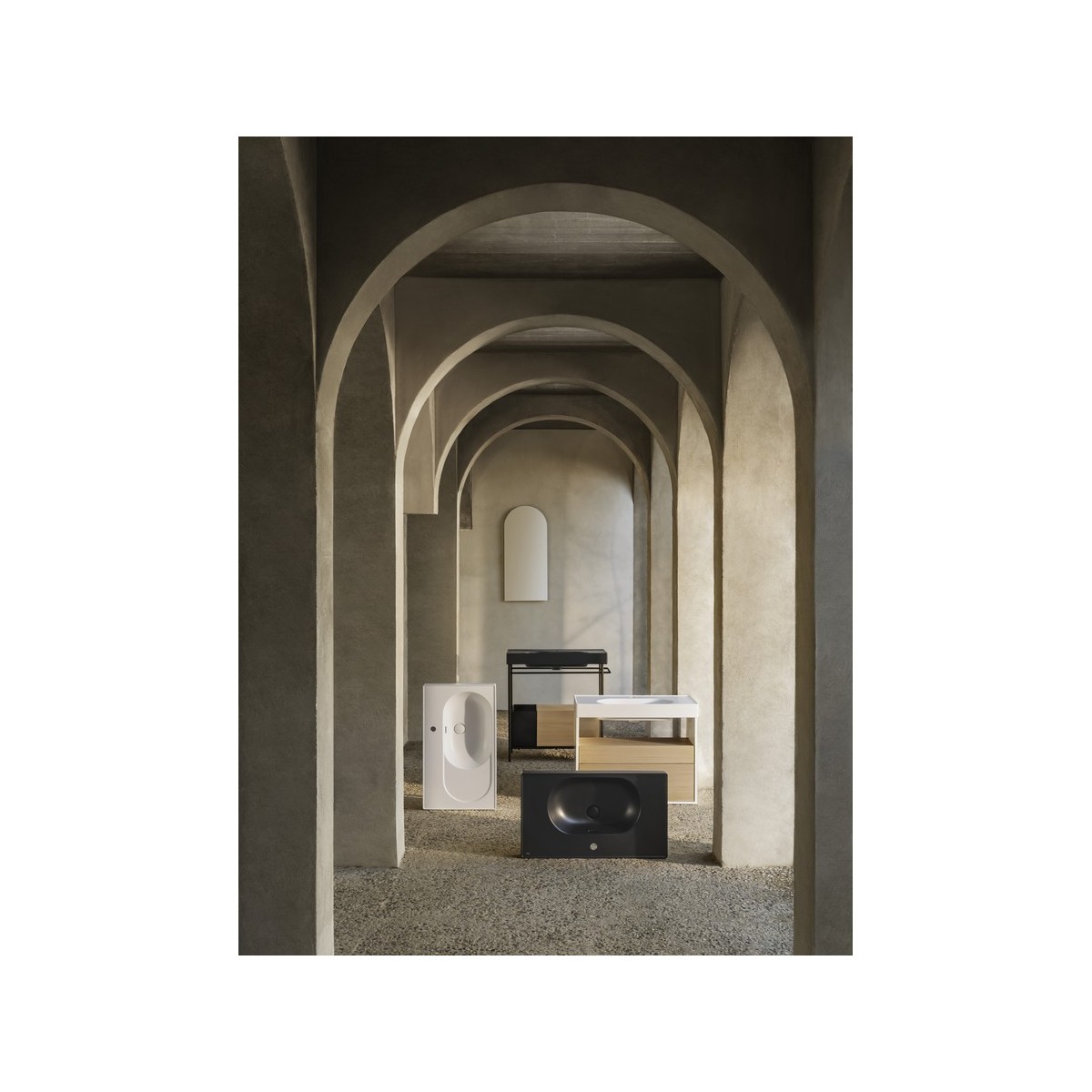 Meridian lavabo mural en fineceramic® noir mat 800x460mm - ROCA A327745080 