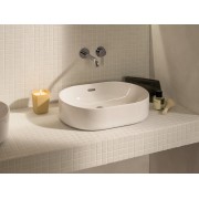 Meridian vasque à poser en fineceramic® blanc brillant 460x365 mm - ROCA A327748000 