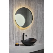 Ohtake vasque à poser en fineceramic 467 x 405 mm noir mat - ROCA A327A1N080 