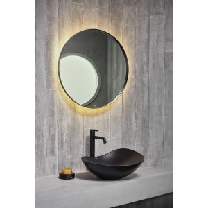 Ohtake vasque à poser en fineceramic 467 x 405 mm noir mat - ROCA A327A1N080 