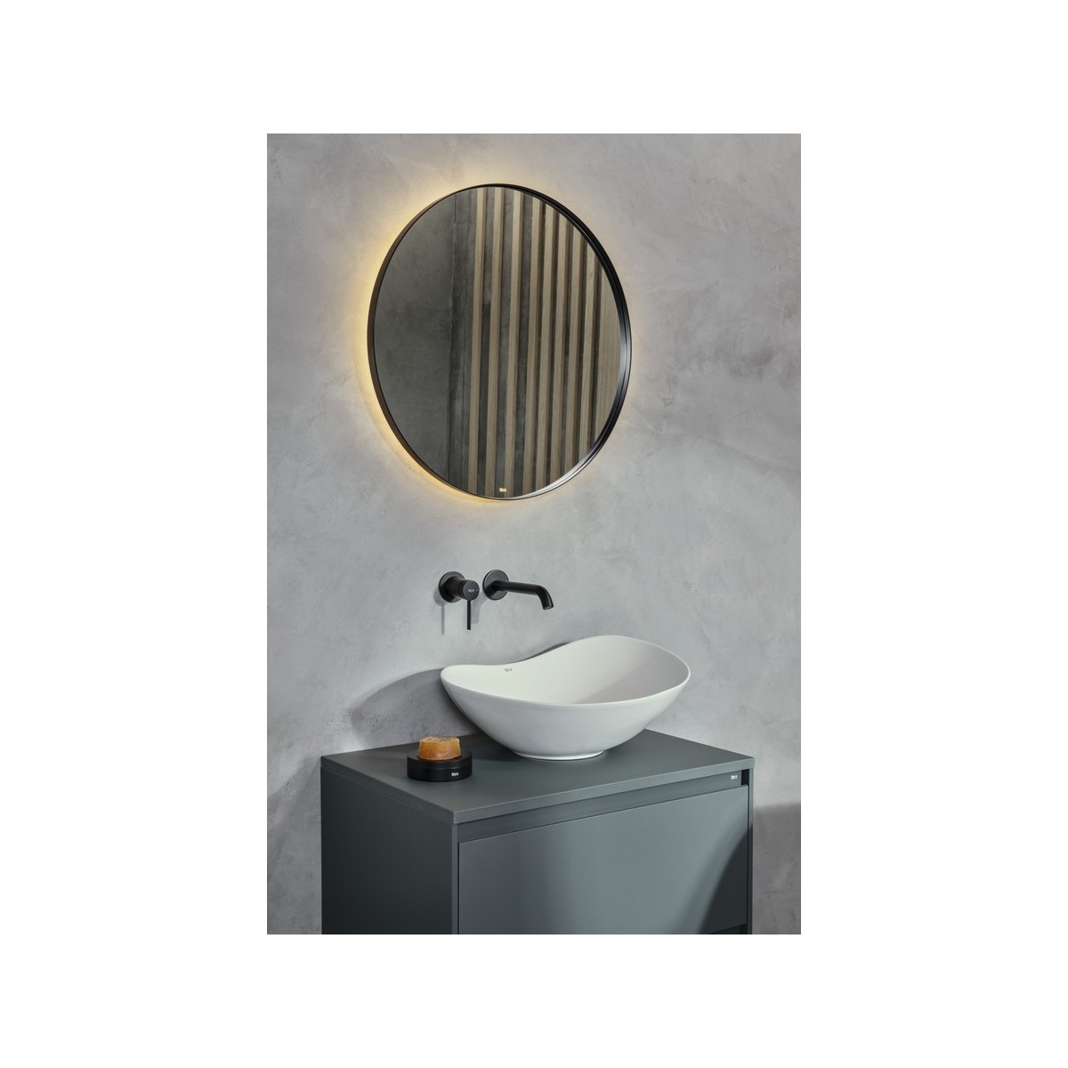 Ohtake vasque à poser en fineceramic 467 x 405 mm blanc mat - ROCA A327A1N620 