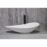 Ohtake vasque à poser en fineceramic 623 x 385 mm blanc mat - ROCA A327A1P620 