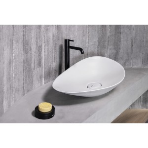 Ohtake vasque à poser en fineceramic 623 x 385 mm blanc mat - ROCA A327A1P620 