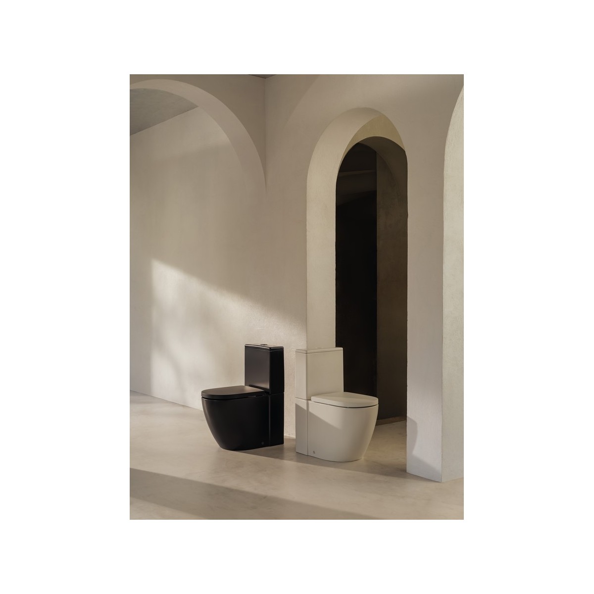 Meridian cuvette au sol rimless vortex dual noir mat 630x360mm - ROCA A342747080 