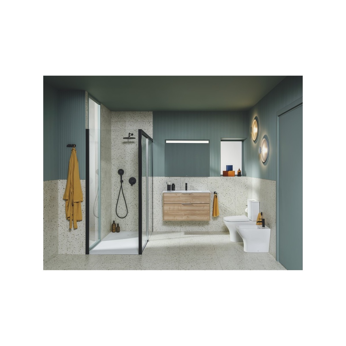 Optica cuvette au sol à évacuation duale rimless vortex 630 mm - ROCA A342V16000 