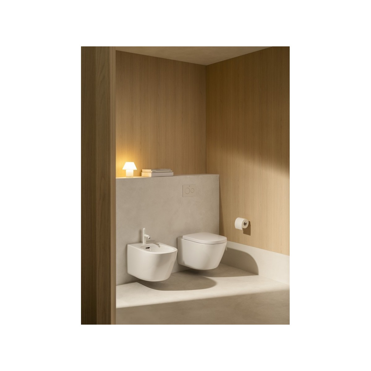 Meridian cuvette suspendue rimless vortex avec fixations cachées blanc brillant - ROCA A346747000 