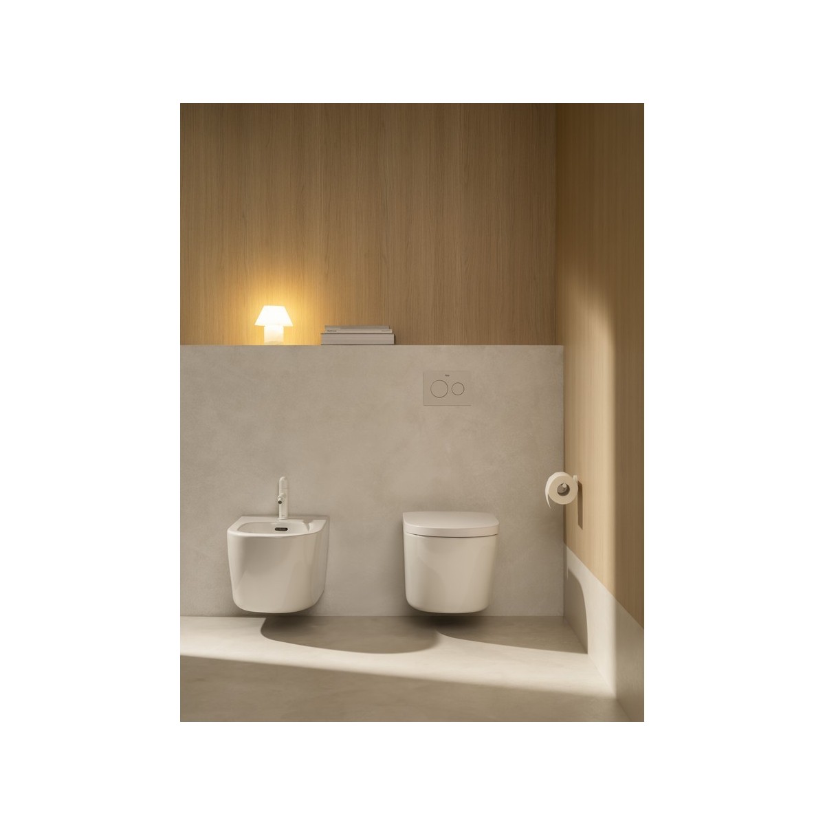 Meridian cuvette suspendue rimless vortex avec fixations cachées blanc brillant - ROCA A346747000 