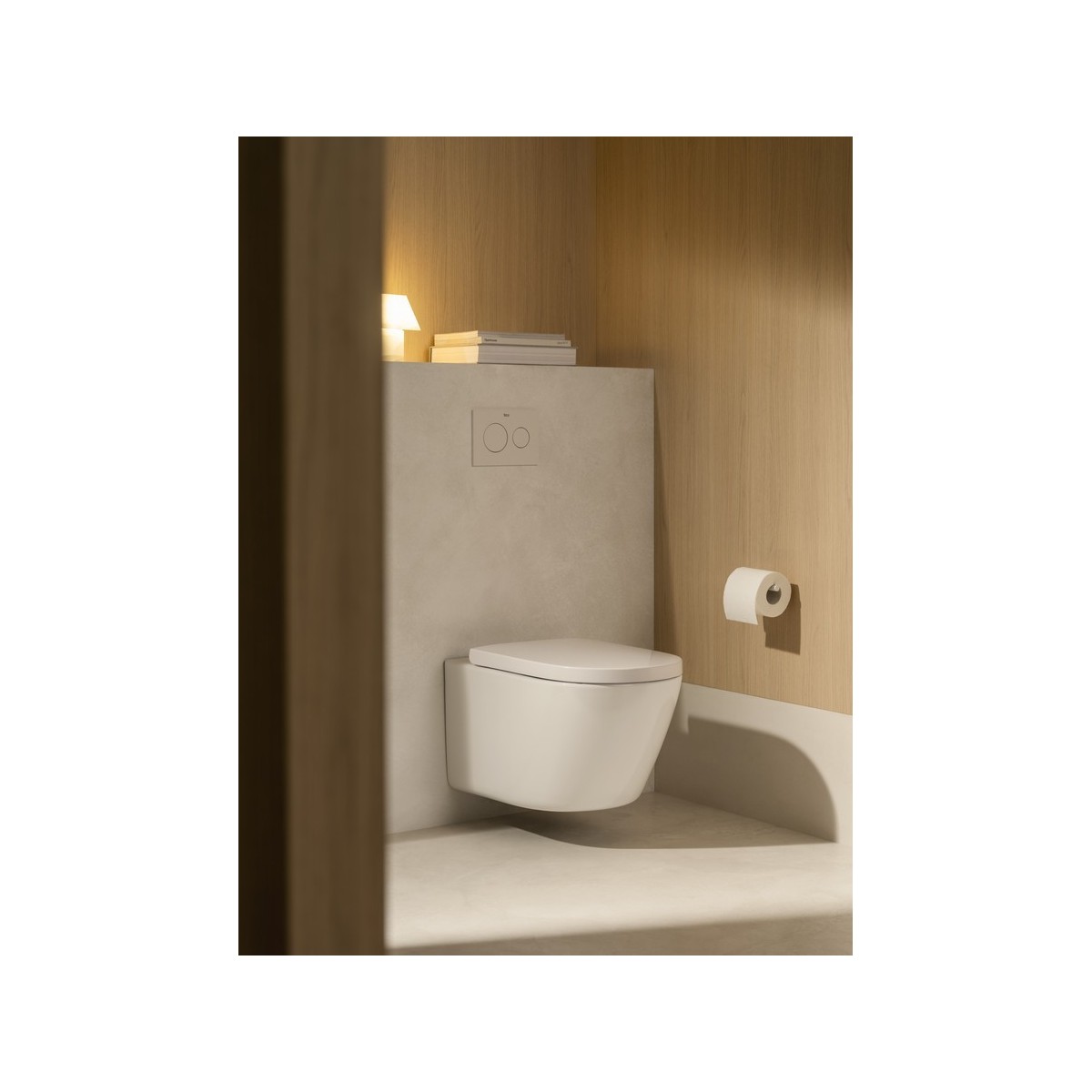 Meridian cuvette suspendue rimless vortex avec fixations cachées blanc brillant - ROCA A346747000 