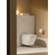 Meridian cuvette suspendue rimless vortex avec fixations cachées blanc brillant - ROCA A346747000 