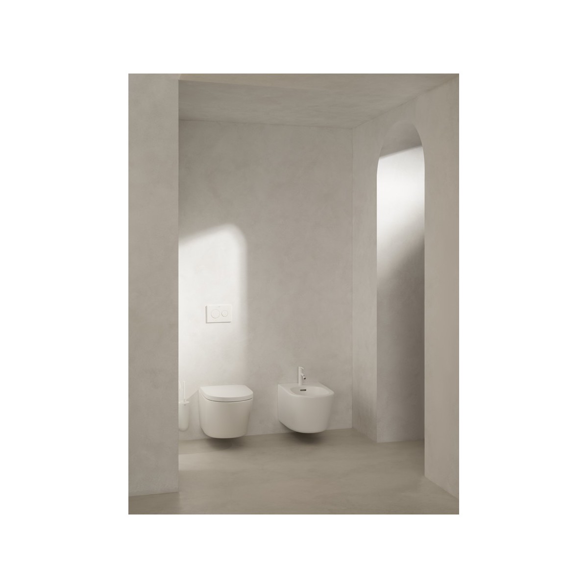 Meridian cuvette suspendue rimless vortex fixations cachées blc mat 540x360 - ROCA A346747620 