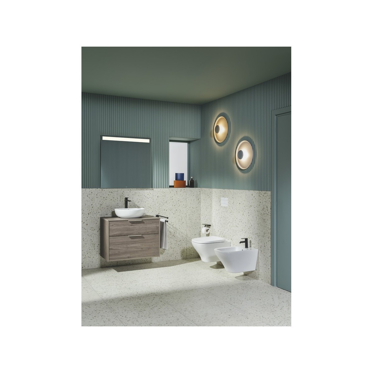 Optica cuvette de WC suspendue Rimless Vortex avec fixations cachées 530 mm - ROCA A346V13000 