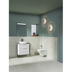 Optica cuvette de WC suspendue Rimless Vortex avec fixations cachées 530 mm - ROCA A346V13000 