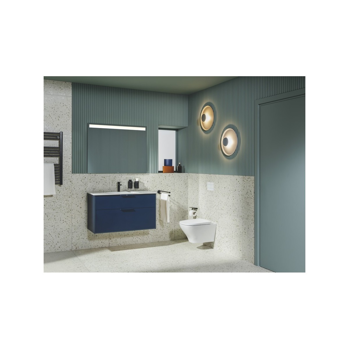 Optica cuvette de WC suspendue Rimless Vortex avec fixations cachées 530 mm - ROCA A346V13000 