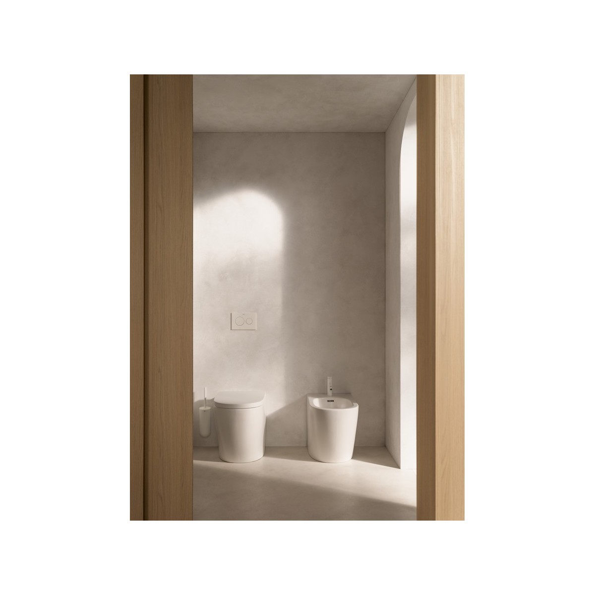 Meridian bidet au sol blanc mat - ROCA A357747620 