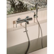 Ona mitigeur b-d mural avec inverseur clapet anti-retour pvd or brossé - ROCA A5A029EVA0 