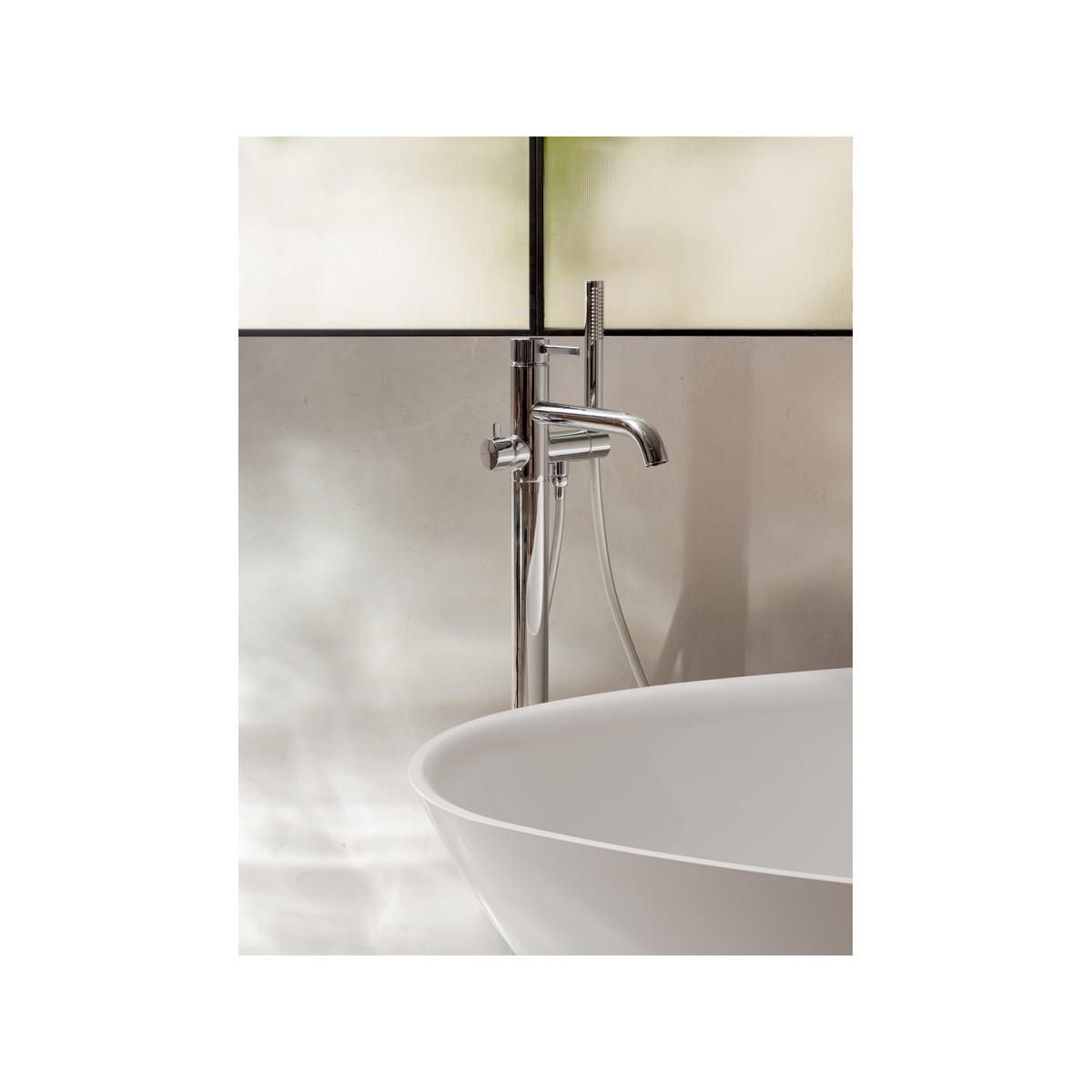 Ona mitigeur bain-douche sur colonne d'alimentation verticale - ROCA A5A279EC00 