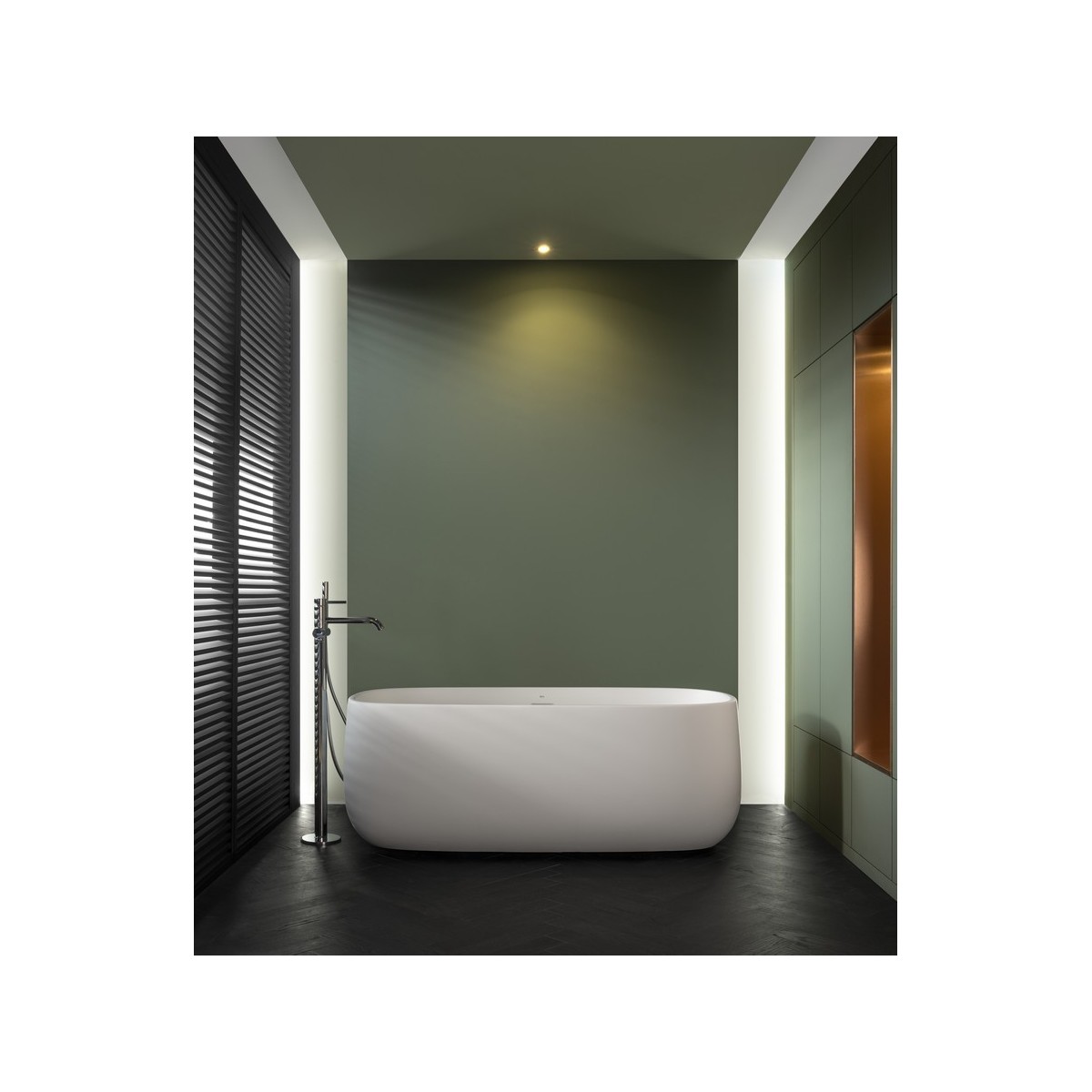 Ona mitigeur bain-douche sur colonne d'alimentation verticale - ROCA A5A279EC00 