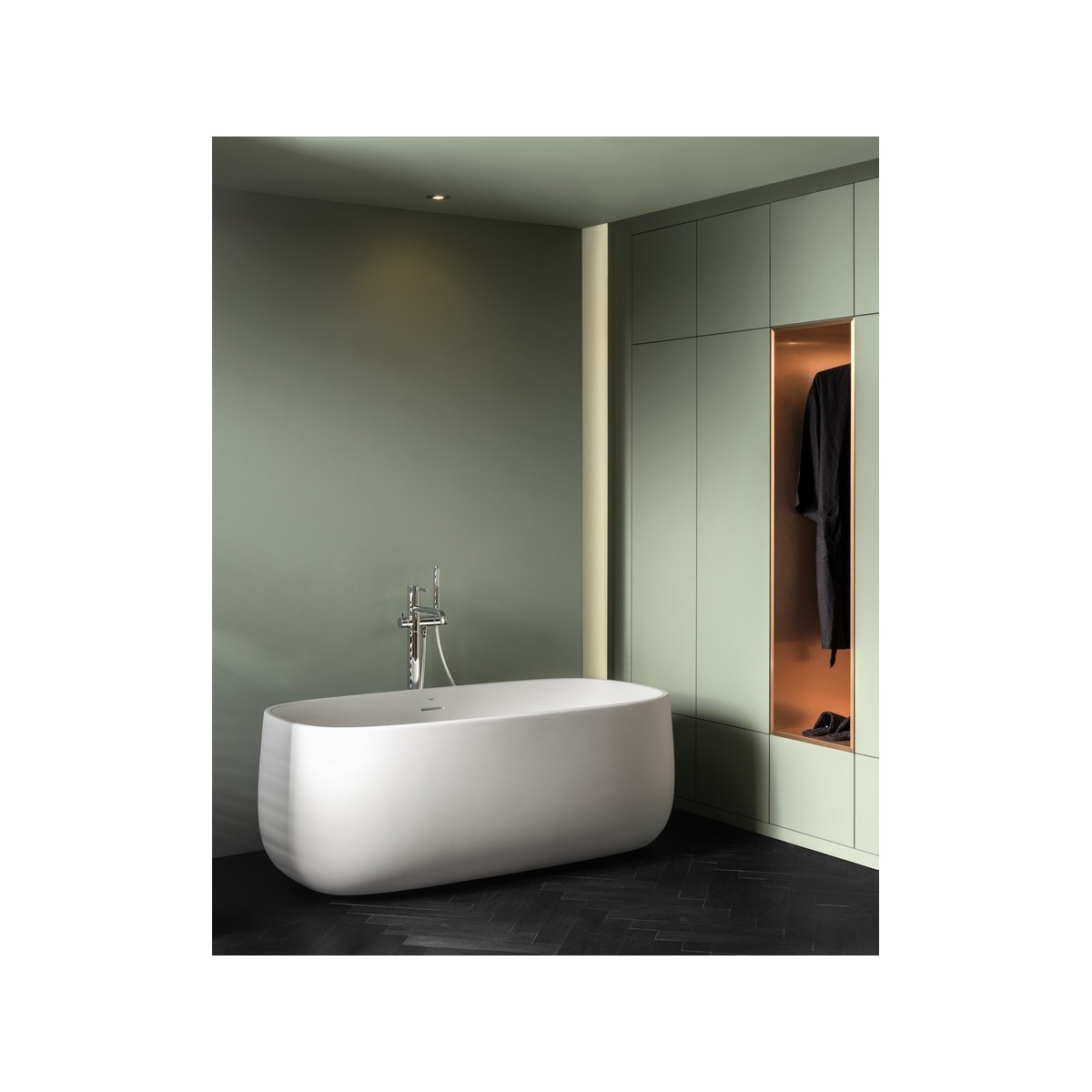 Ona mitigeur bain-douche sur colonne d'alimentation verticale - ROCA A5A279EC00 