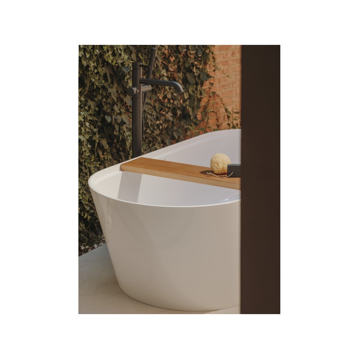 Ona b-d sur colonne d’alimentation douchette flexible support rose gold - ROCA A5A279ERG0 