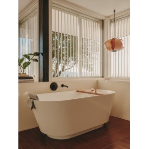 Ona mitigeur de bain ou douche à encastrer 1 voie sur rocabox blanc mat - ROCA A5A2B9EB00 