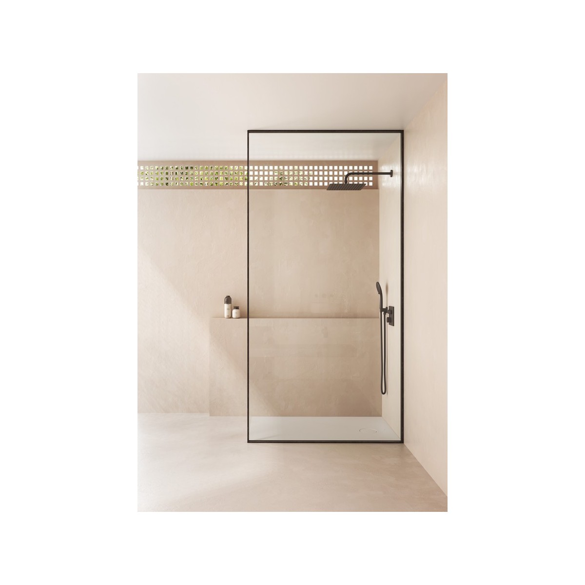 T-3000 square mitigeur thermostatique encastré b-d noir mat - ROCA A5A2I09NB0 