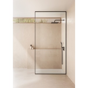 T-3000 square mitigeur thermostatique encastré b-d noir mat - ROCA A5A2I09NB0 