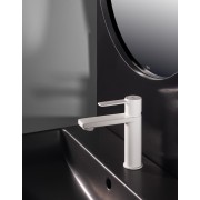 Targa mitigeur s pour lavabo corps lisse ouverture sur l'eau froide blanc mat - ROCA A5A325FB00 