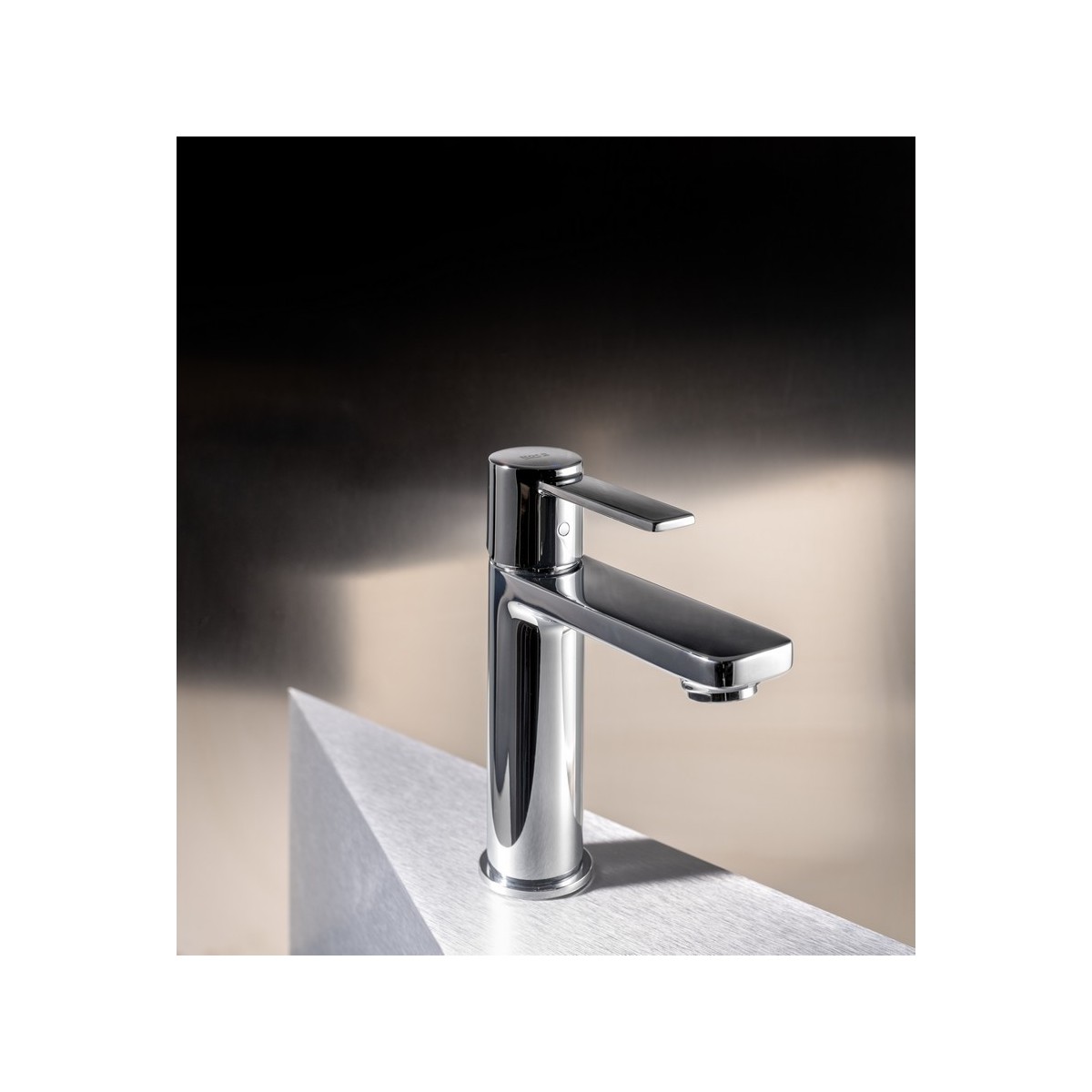 Targa mitigeur s pour lavabo corps lisse ouverture sur l'eau froide chromé - ROCA A5A325FC00 