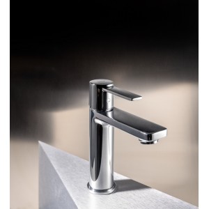 Targa mitigeur s pour lavabo corps lisse ouverture sur l'eau froide chromé - ROCA A5A325FC00 
